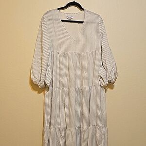Charlie Holiday stripped Maxi Dress Size 4